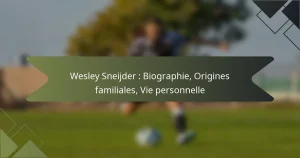 Wesley Sneijder : Biographie, Origines familiales, Vie personnelle